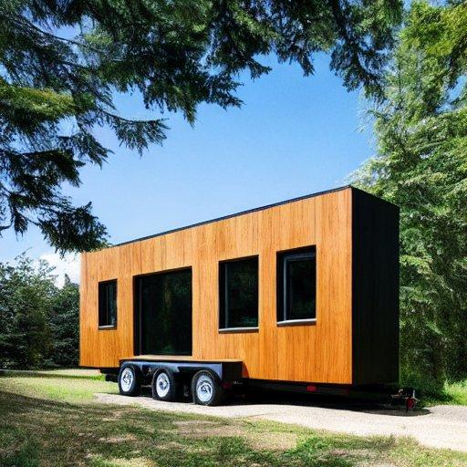 An ultra modern tiny house