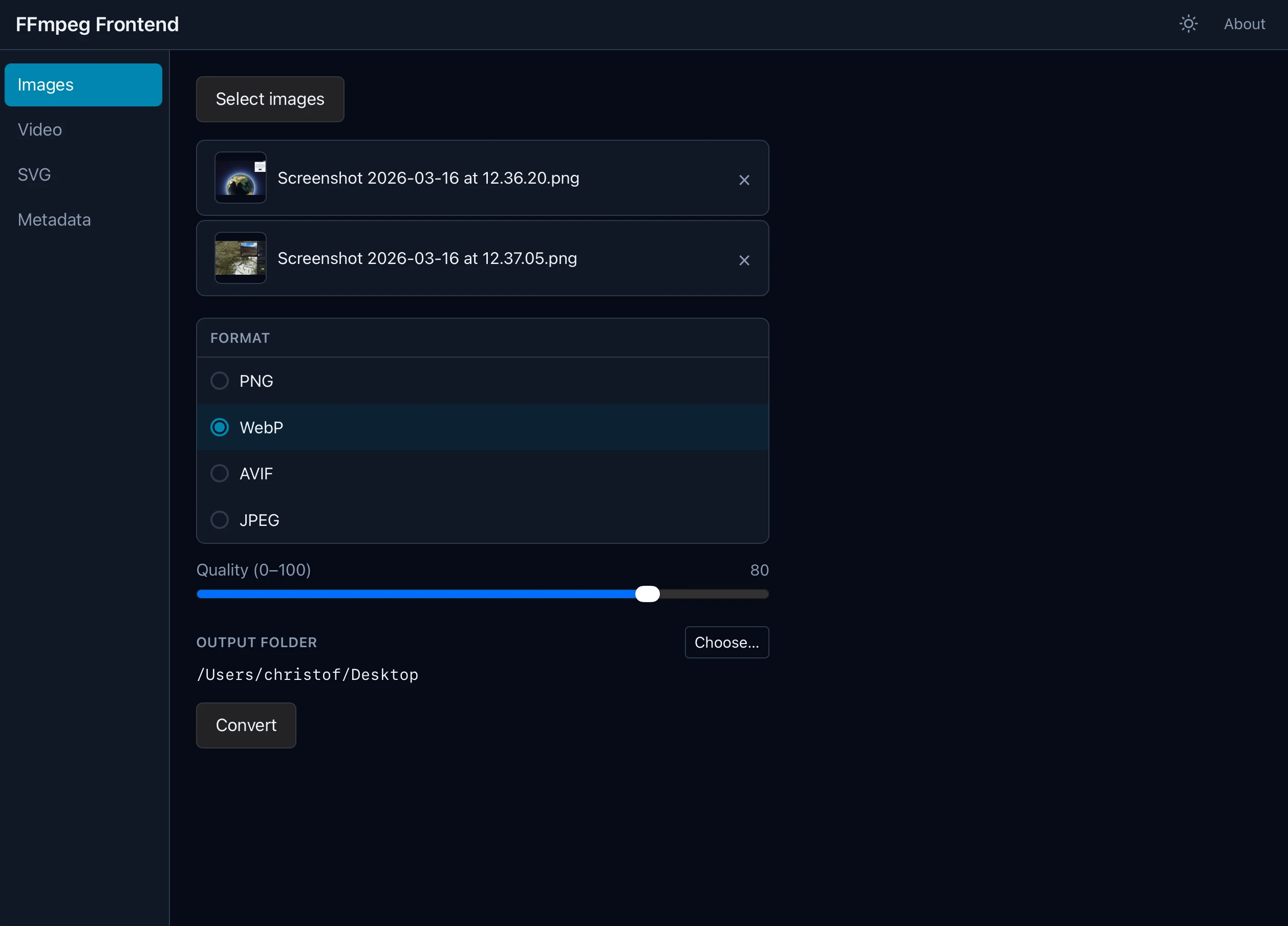 FFmpeg Frontend – 01