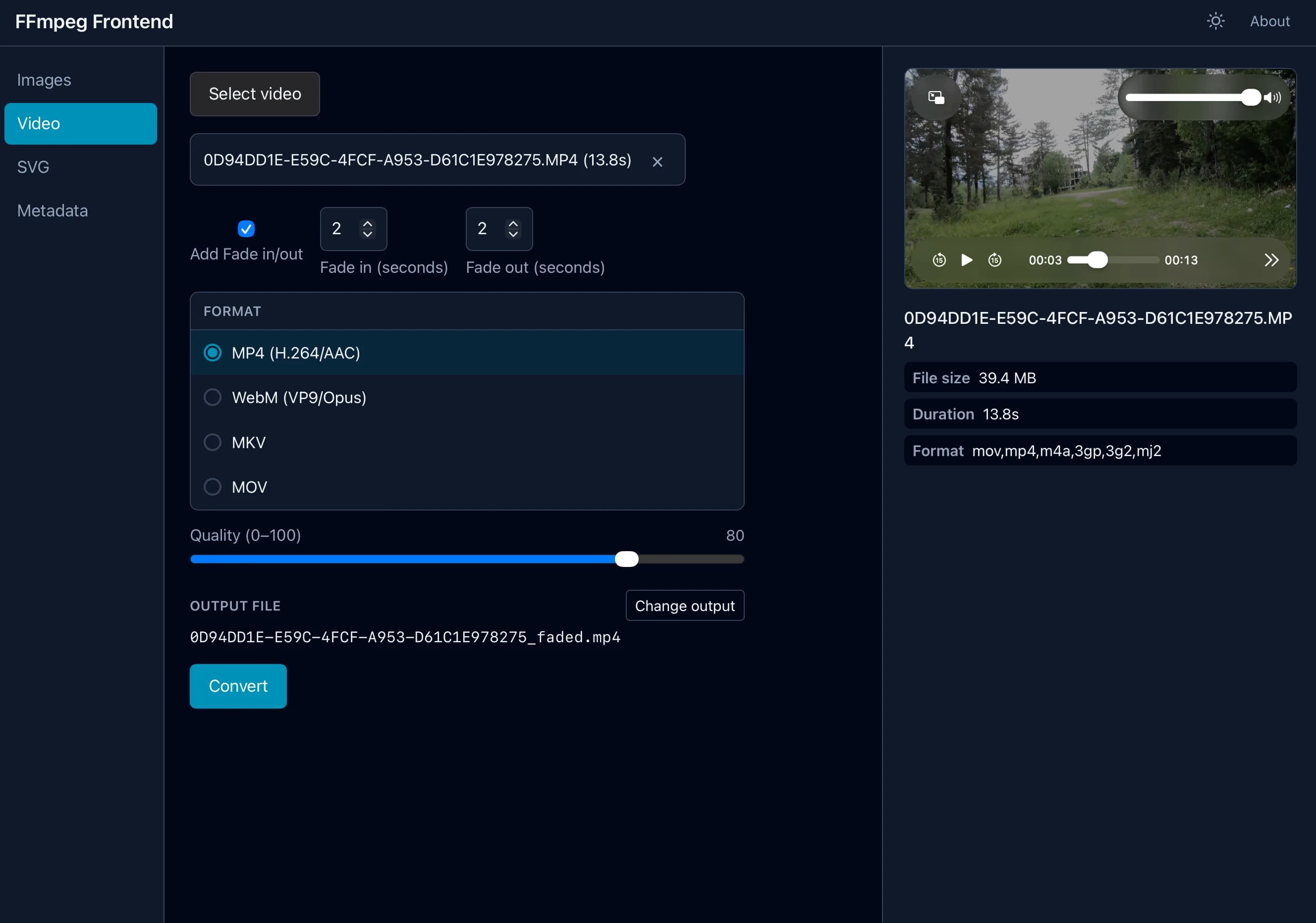 FFmpeg Frontend – 02