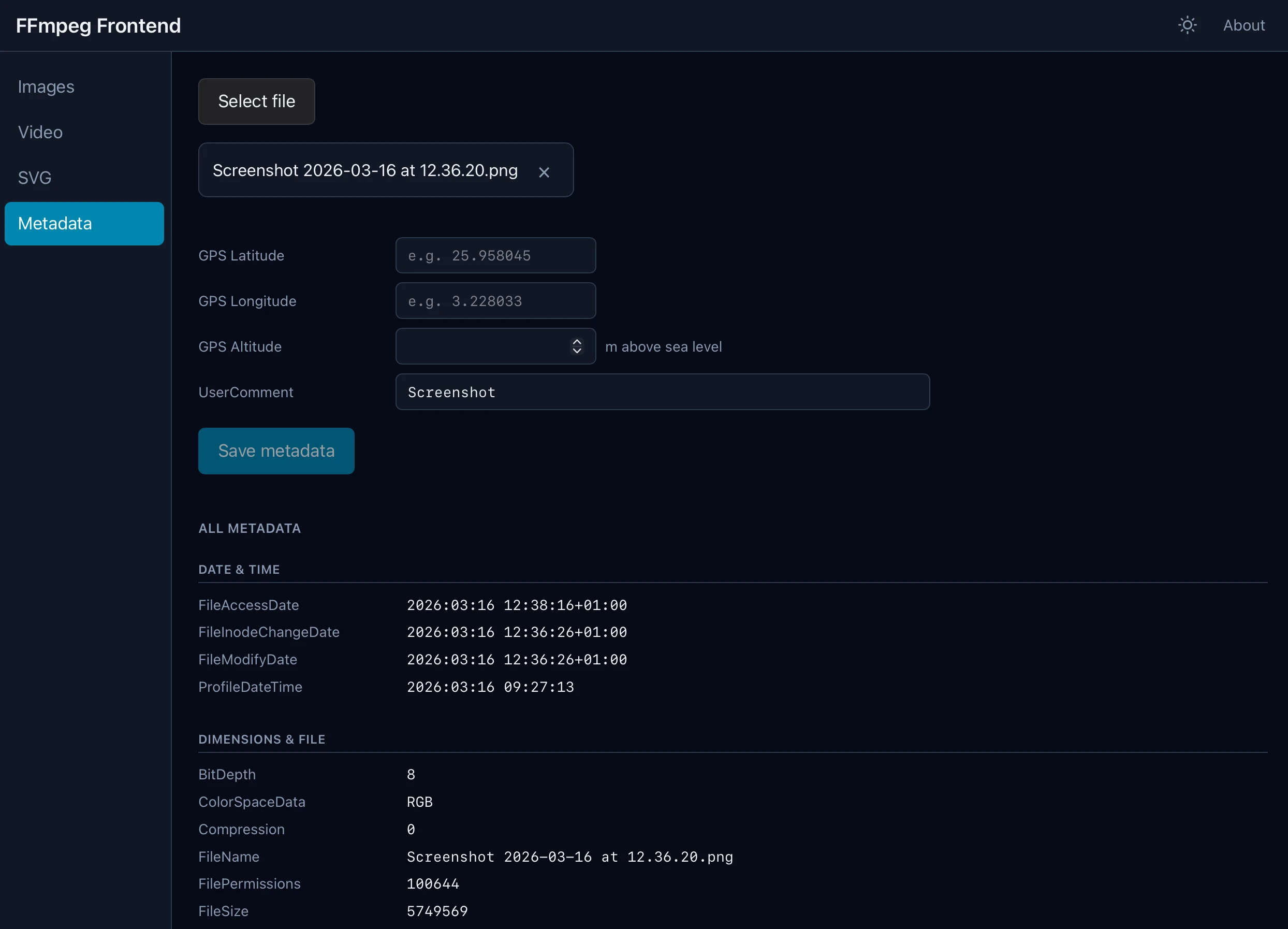 FFmpeg Frontend – 04