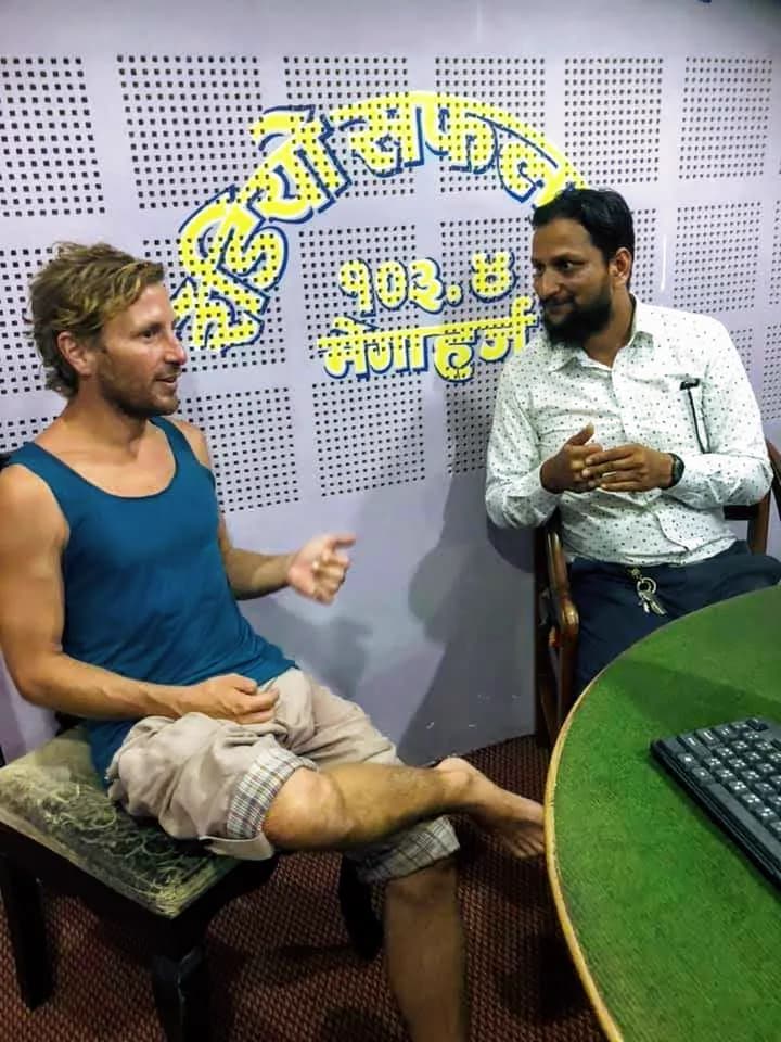 Interview with Radio Safalta